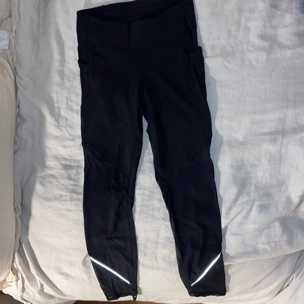 Lululemon leggings with mesh